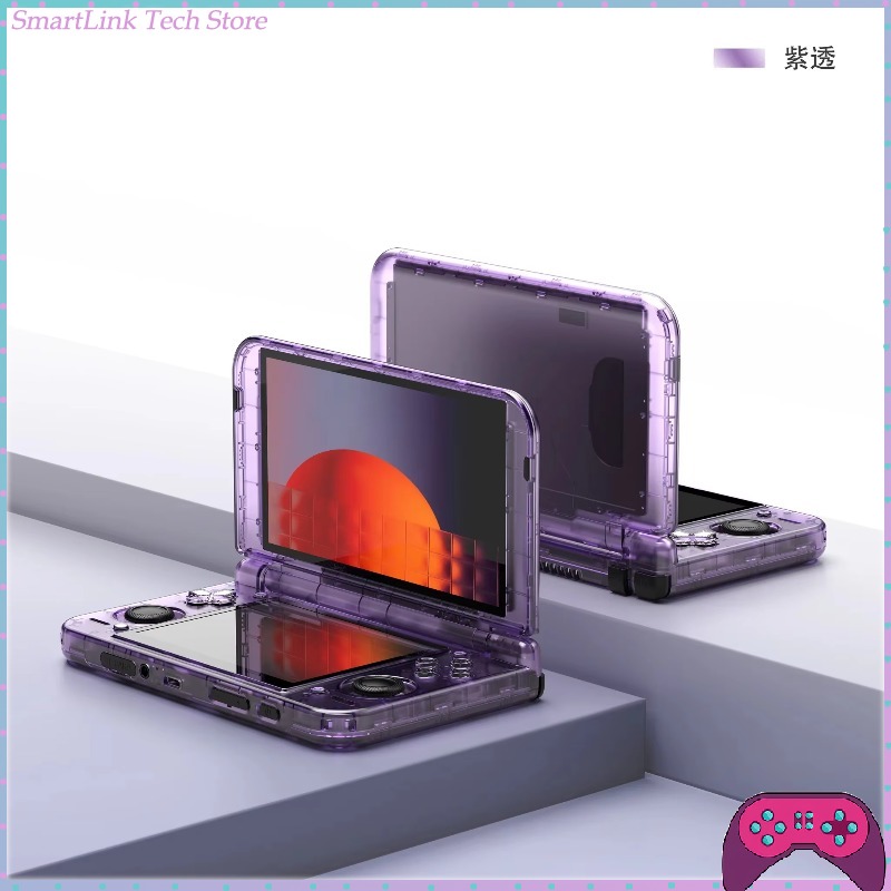 Android Tablet Gaming Accessories - Retroid Pocket Duo Lite Plus：デュアルスクリーン搭載の携帯型ゲーム機。5.5インチLCDスクリーン、HD画質、折りたたみ式、Android OS搭載。