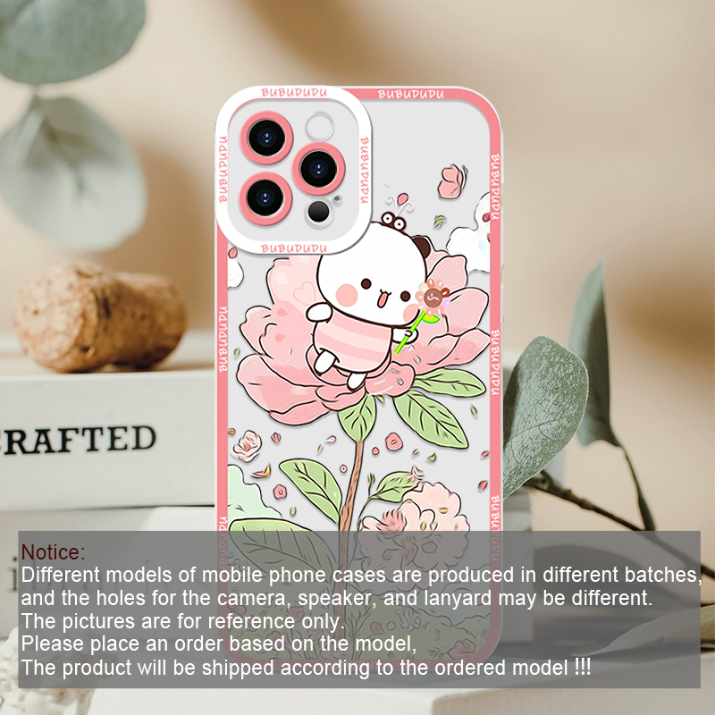 漫画の蜂、ブブドゥドゥ、パンダのカップル柄クリアスマホケース - Samsung Galaxy S24 のレビューと価格