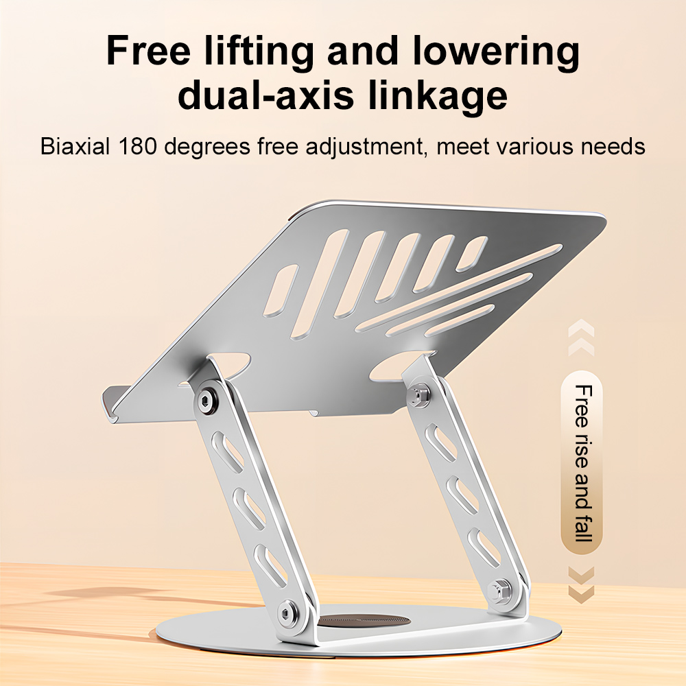 360 °   回転可能なアルミニウム合金製ノートパソコンス - Cooling Stand Tablet のレビューと価格