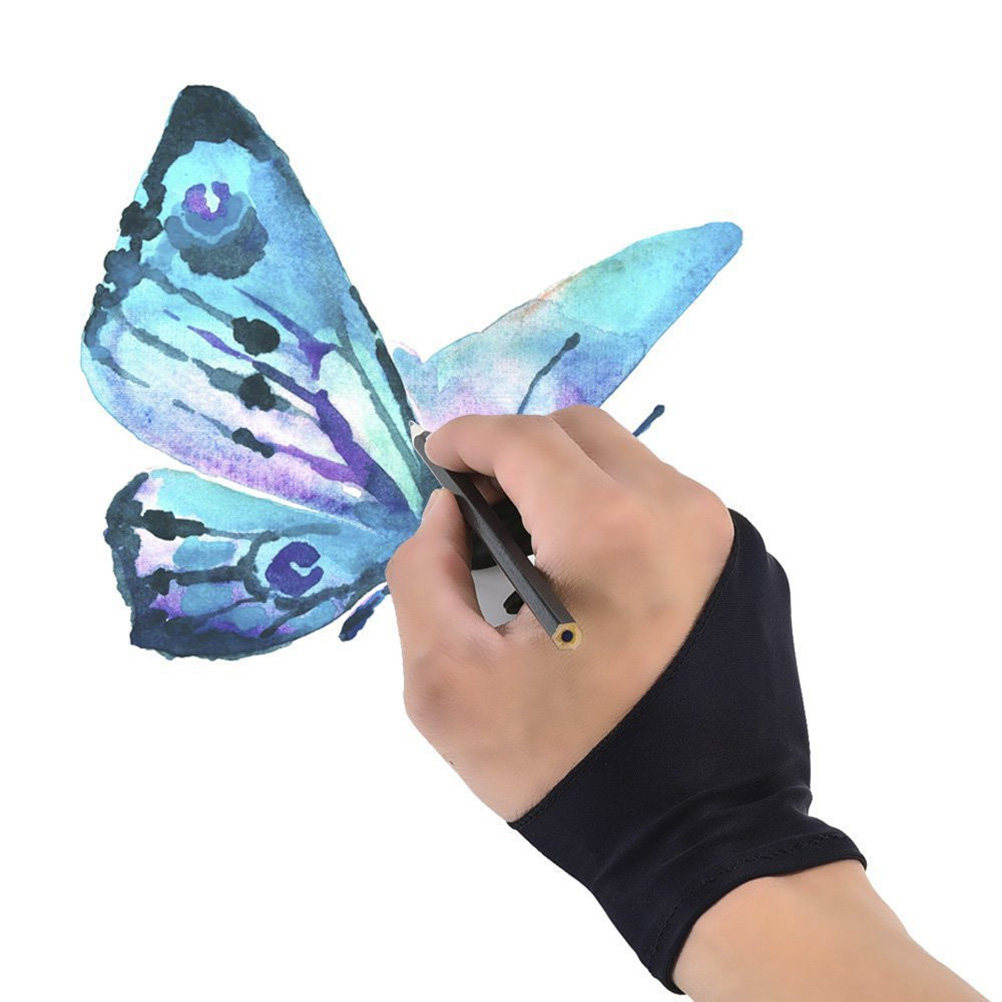 2枚入り、アーティスト用描画グローブ。通気性の良いナイロン素 - Drawing Glove Artist のレビューと価格