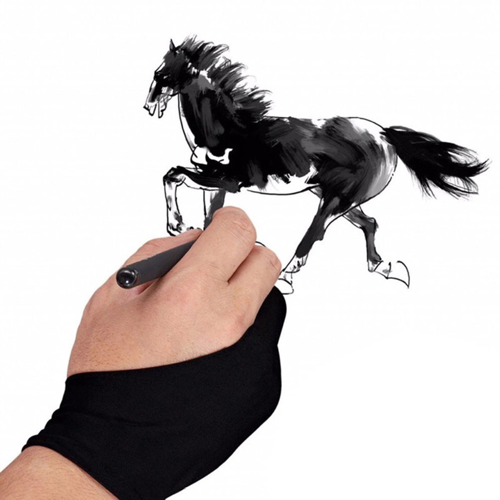 2枚入り、アーティスト用描画グローブ。通気性の良いナイロン素 - Drawing Glove Artist のレビューと価格