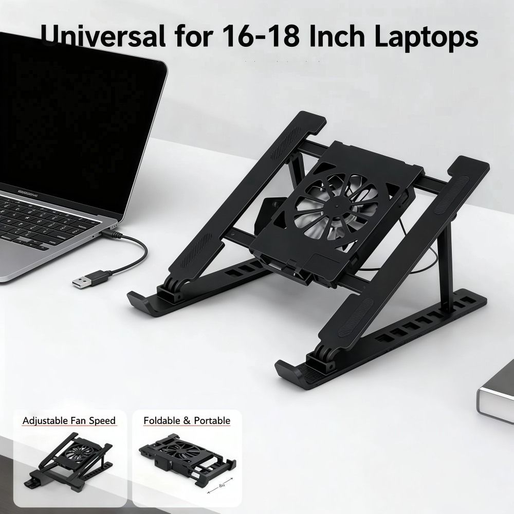 ユニバーサルノートパソコン冷却スタンド ファン付き 調節可能 - Cooling Stand Tablet のレビューと価格