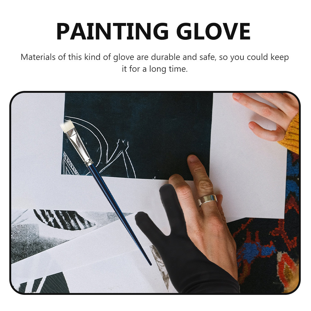 アーティスト向け、左手用スケッチグローブ3枚セット – 耐摩 - Drawing Glove Artist のレビューと価格