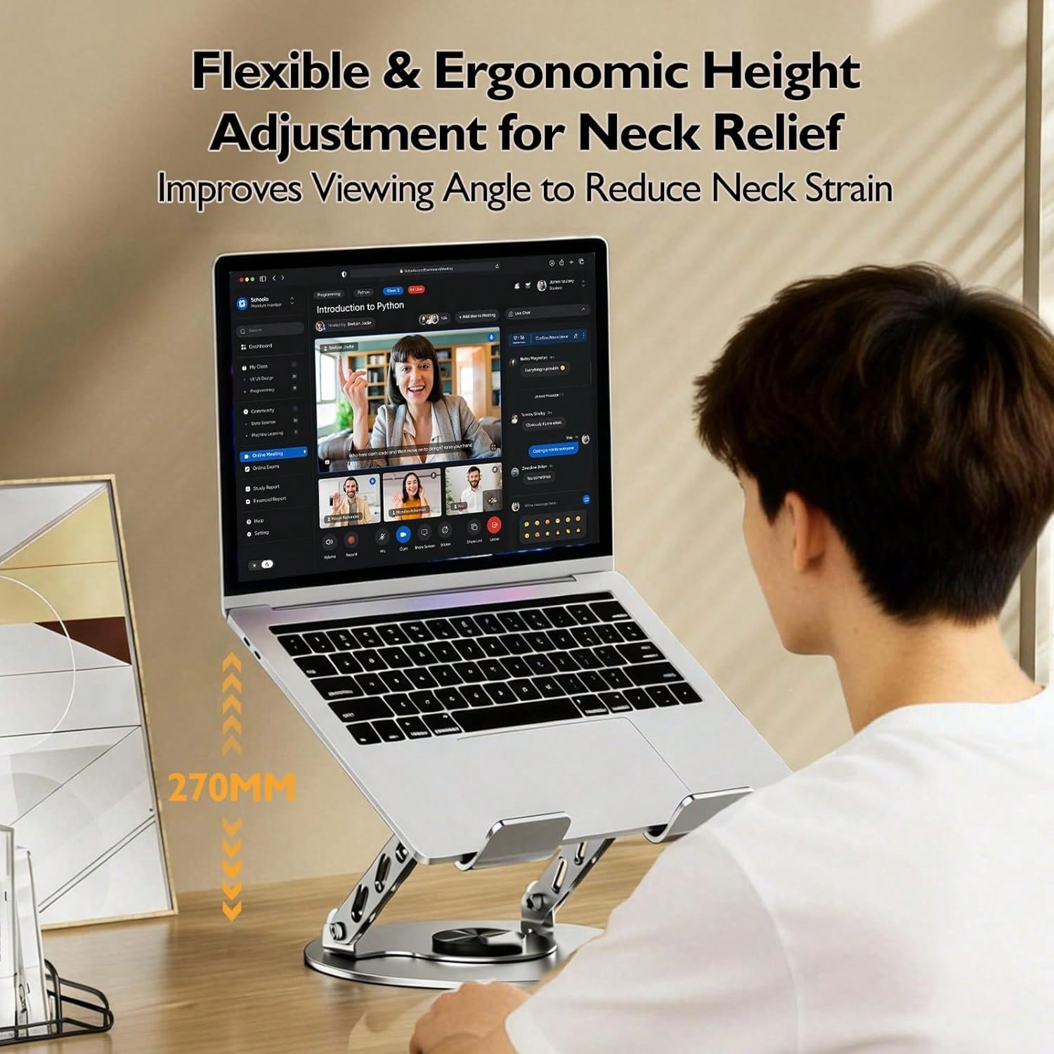 360 °   デスク用回転式ノートパソコンスタンド |   - Tablet Lap Desk のレビューと価格