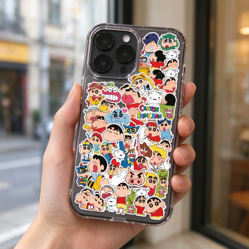 100個入り クレヨンしんちゃん ステッカー かわいいアニメ - Tablet Cute Accessories のレビューと価格