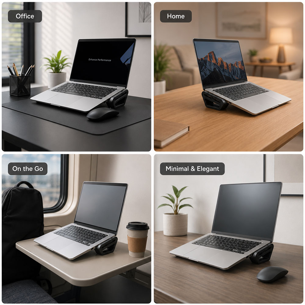 Rafford ラップトップサイドスタンド、ポータブル人間工 - Cooling Stand Tablet のレビューと価格