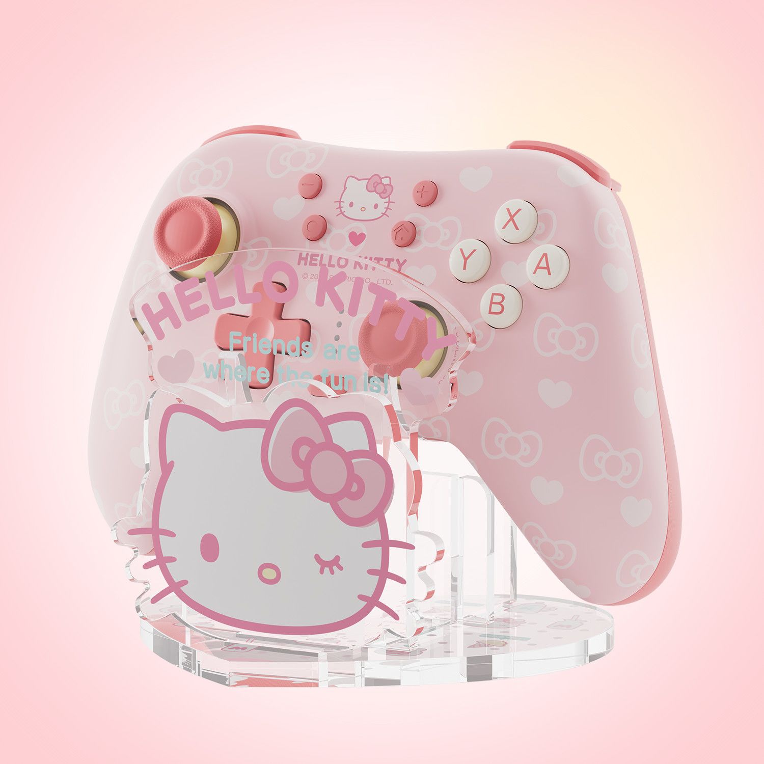 カワイ サンリオ ハローキティ ゲームハンドル ワイヤレス対 - Tablet Cute Accessories のレビューと価格
